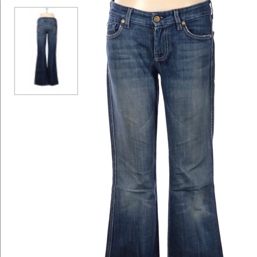 7 for all Mankind bootcut jeans, size 26